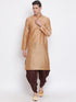 Men's Wine Silk Blend Dhoti Pant